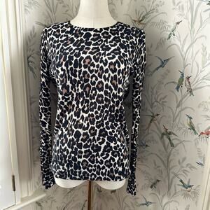 J. Crew leopard print women’s sweater size xs.